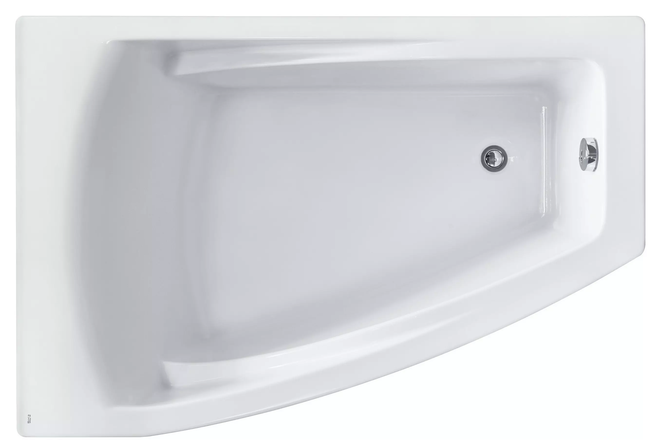 Ванна акриловая «Roca» Hall Angular 150/100 (ZRU9302864) без опор без ...
