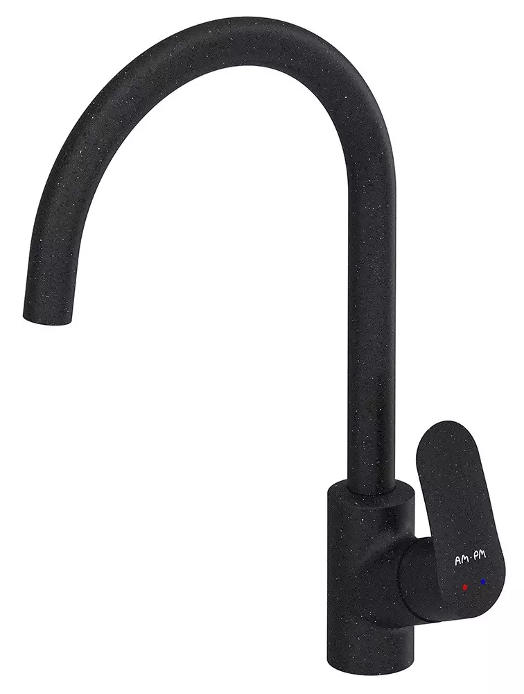 Смеситель для кухонной мойки «Am.Pm» Like F8007122 чёрный камень Москва ...