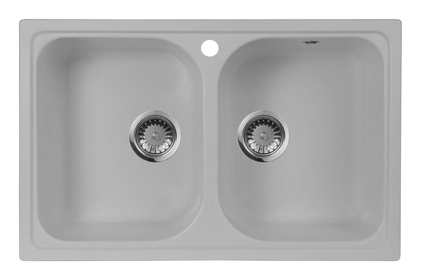 Мойка для кухни «AquaGranitEx» M-15 79/50 искусственный камень серая ...