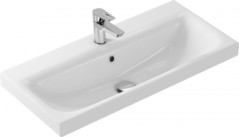 Раковина «Cersanit» Moduo 80 Slim фарфоровая белая Москва купить с ...