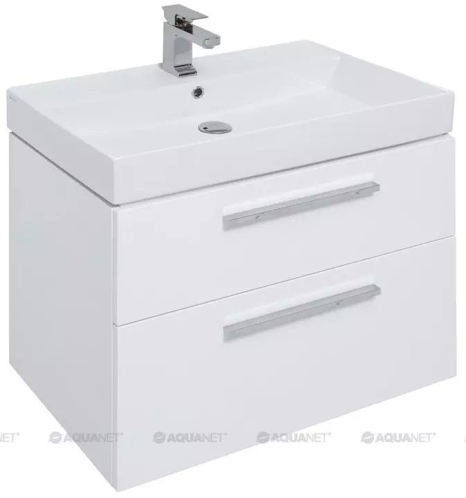 Тумба с раковиной «Aquanet» Nova 60 без ручек (Латина 60) подвесная ...