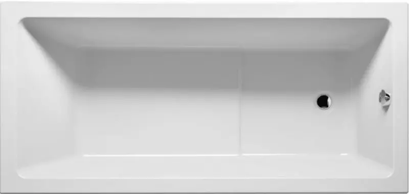 Ванна акриловая Riho Lusso 17080 Plus без опор без сифона белая 86100₽