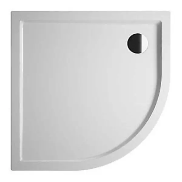 

Душевой поддон «Riho» Zurich 284 100/100 низкий акриловый четверть круга белый без сифона