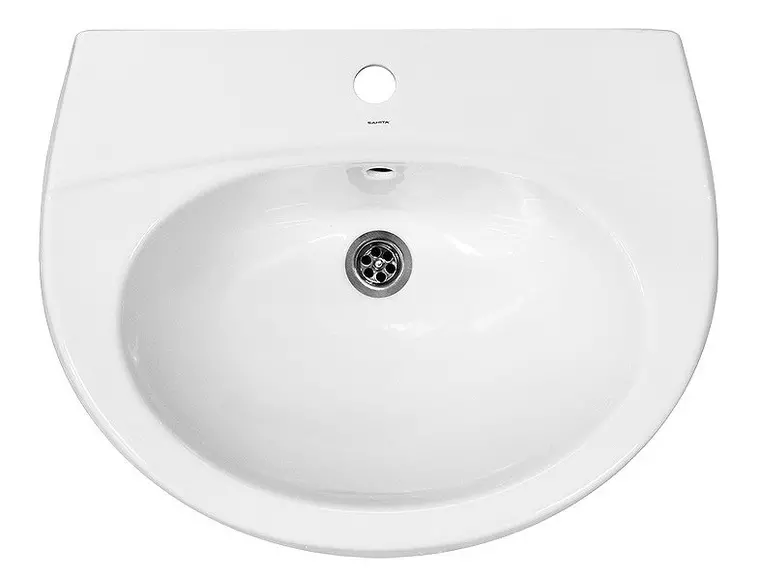 

Раковина «Sanita» Виктория 60/46 WB.PD/Victoria/60-C/WHT.G/S1 фарфоровая белая