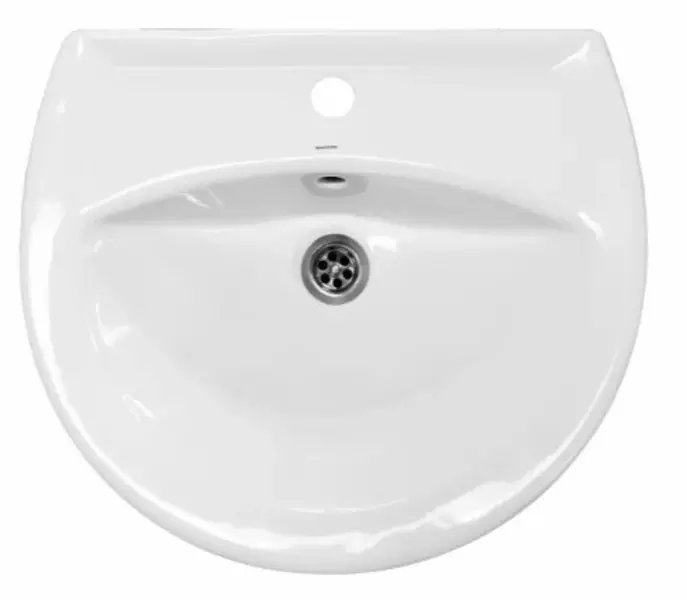 

Раковина «Sanita» Аттика 55/48 WB.PD/Attica/55-C/WHT.G/S1 фарфоровая белая