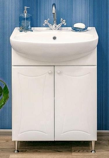 Тумба с раковиной Sanflor Карина 60 Уют 60 белая 16982₽