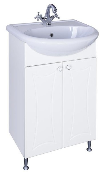 Тумба с раковиной Sanflor Карина 55 Уют 55 белая 15296₽