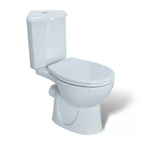 

Унитаз компакт угловой «Vitra» Arkitekt 9754B003-7201 белый с сиденьем дюропласт с микролифтом белый