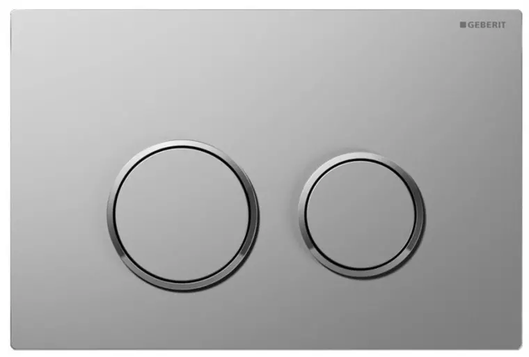 

Кнопка смыва «Geberit» Omega 20 115.085.KN.1 хром матовый/хром глянцевый