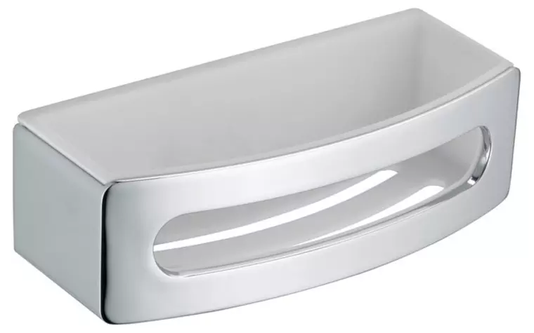 

Полка в ванну «Keuco» Elegance 11658010000 на стену хром/белая
