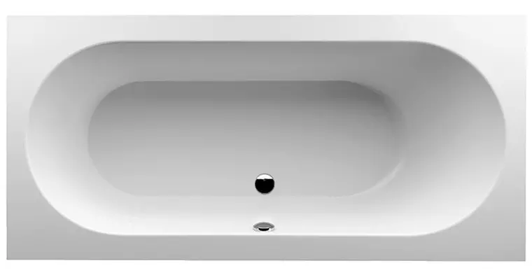 

Ванна из литьевого мрамора «Villeroy & Boch» Oberon 190/90 с ножками без сифона белая