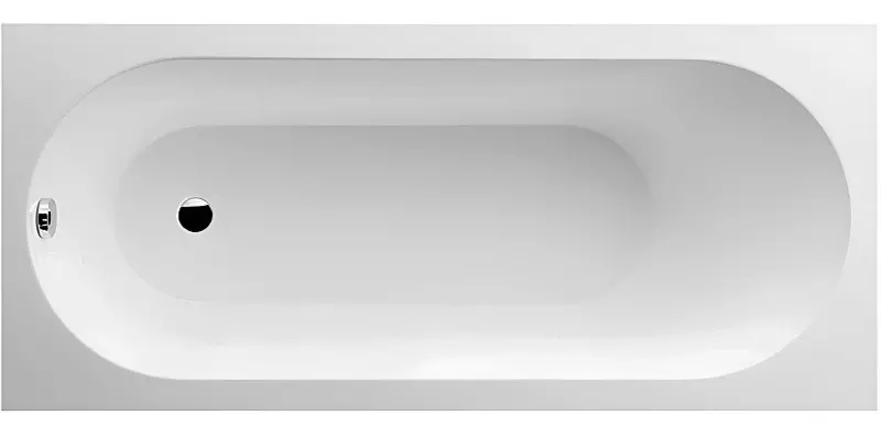 

Ванна из литьевого мрамора «Villeroy & Boch» Oberon 180/80 с ножками без сифона альпийский белый
