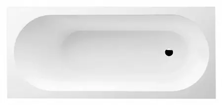 

Ванна квариловая «Villeroy & Boch» Oberon 160/75 без отверстия для перелива с ножками белая