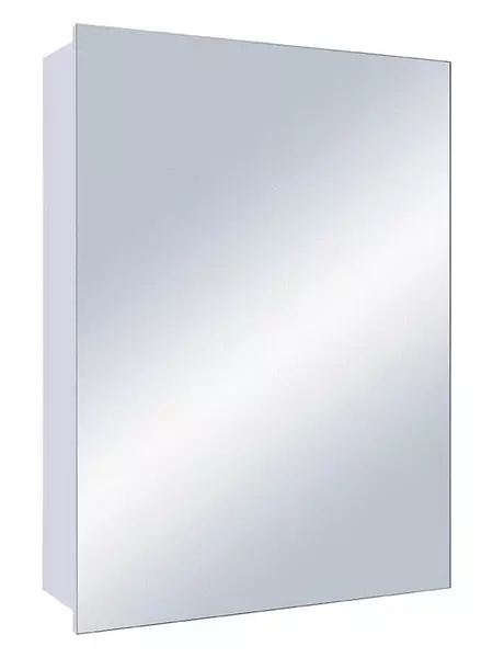 Зеркальный шкаф «Sanflor» Анкона 60 без света белый правый