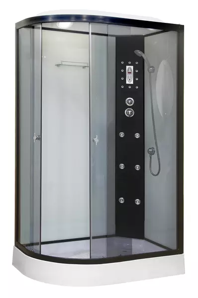 

Душевая кабина «Niagara» NG-1903-01R (04) 120/80 низкий поддон тонированная/белая с гидромассажем с электрикой правая