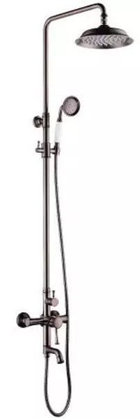 

Душевая система «Lemark» Peretto LM6362RB чёрный кофе
