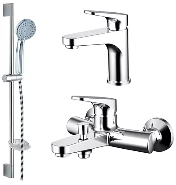 

Комплект смесителей «Bravat» Eler F00450CP хром