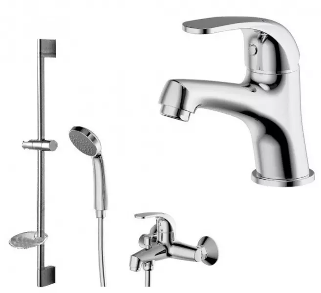 

Комплект смесителей «Bravat» Fit F00315C хром