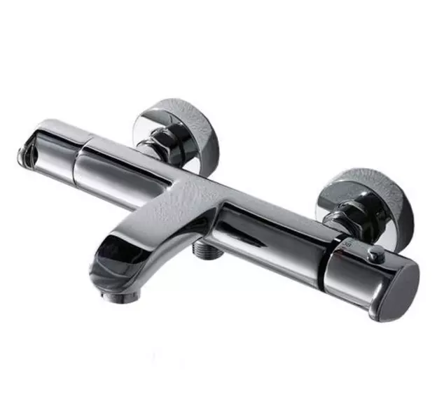 

Смеситель для ванны «Bravat» F673114C-01A с термостатом с донным клапаном хром