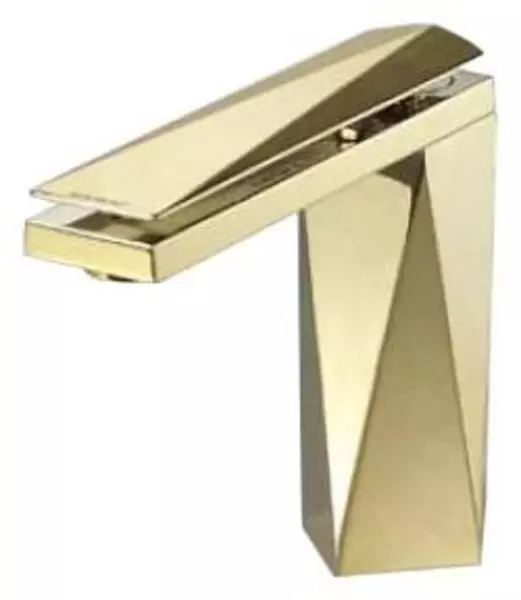 

Смеситель для раковины «Bravat» Diamond F118102G-2 золото
