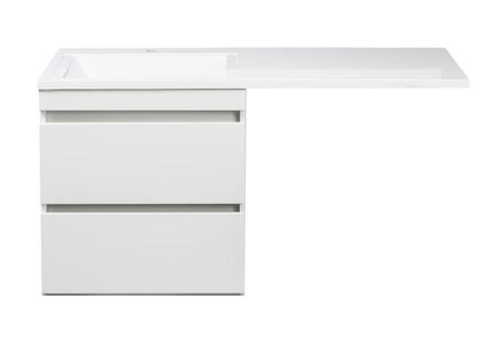 Тумба с раковиной под стиральную машину Style Line Даллас 120 Люкс Даллас 120 левая подвесная белая 31800₽