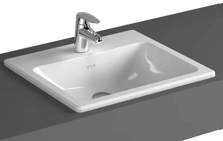 Раковина «Vitra» S20 45 5463B003-0001 фарфоровая белая