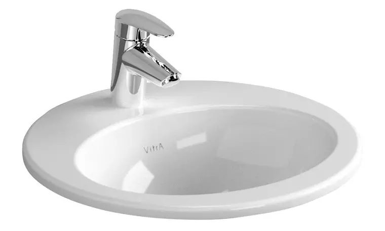 Раковина «Vitra» S20 42 5466B003-0001 фарфоровая белая