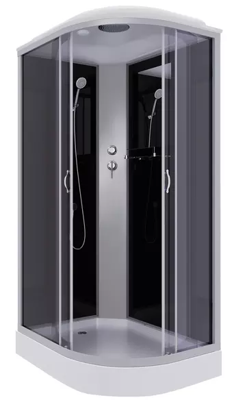 

Душевая кабина «Niagara» NG-3512-14L (03) 120/80 низкий поддон тонированная/чёрная левая