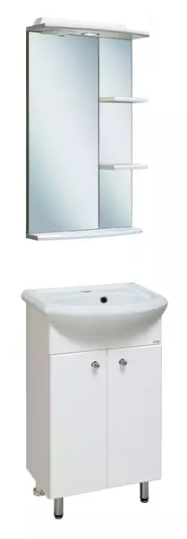 Мебель для ванной «Runo» Уют 45 белая - фото 1