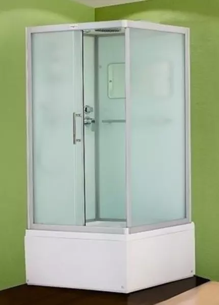 

Душевая кабина «Esbano» EST-108CKRB 100/80 высокий поддон матовая/белая левая