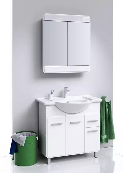 Мебель для ванной Aqwella Corsica 85 белая 49957₽