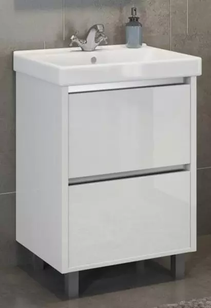 

Тумба с раковиной «Comforty» Дублин 60 (8056 60/46) белая
