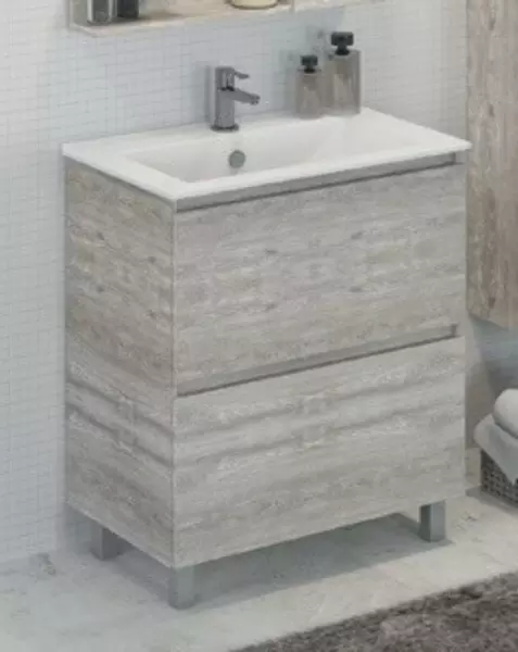 

Тумба с раковиной «Comforty» Верона 75 (Comforty 75E) дуб белый