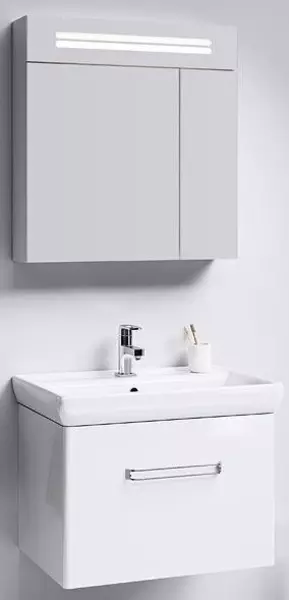 Мебель для ванной подвесная «Aqwella» Нео 70 белая - фото 1