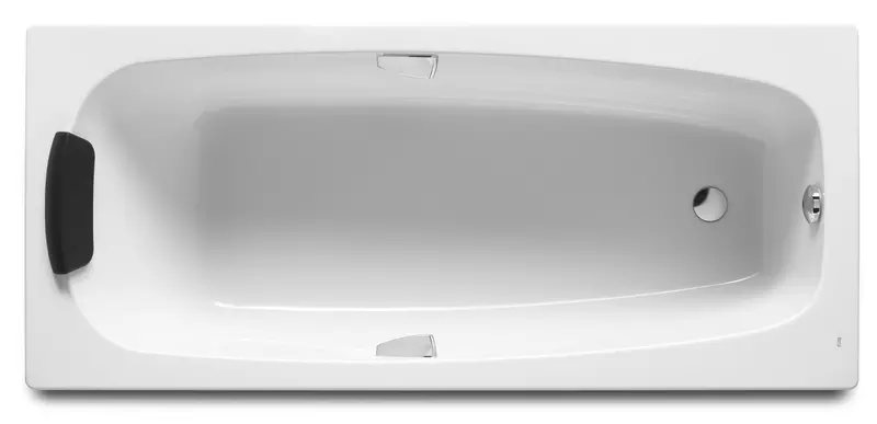 Ванна акриловая «Roca» Sureste 160/70 (ZRU9302787) без опор без сифона с отверстиями белая