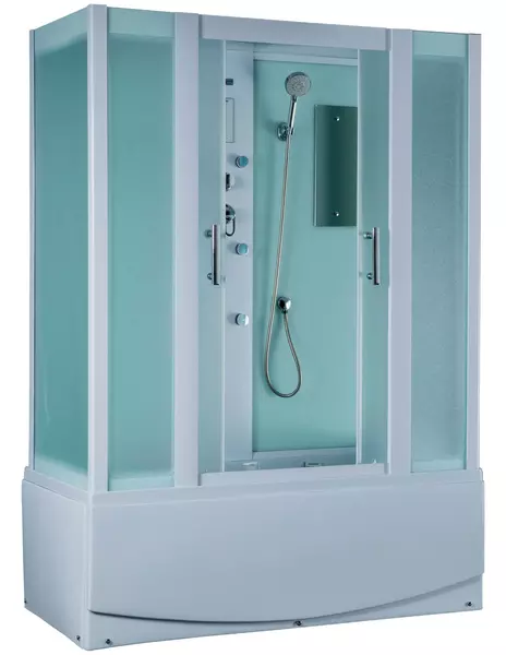 

Душевой бокс «Timo» Eco TE-0750 148/80 с ванной матовый/белый с гидромассажем и электрикой
