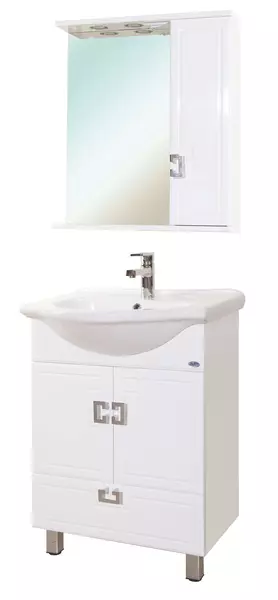Мебель для ванной «Bellezza» Миа 60 с ящиком белая - фото 1