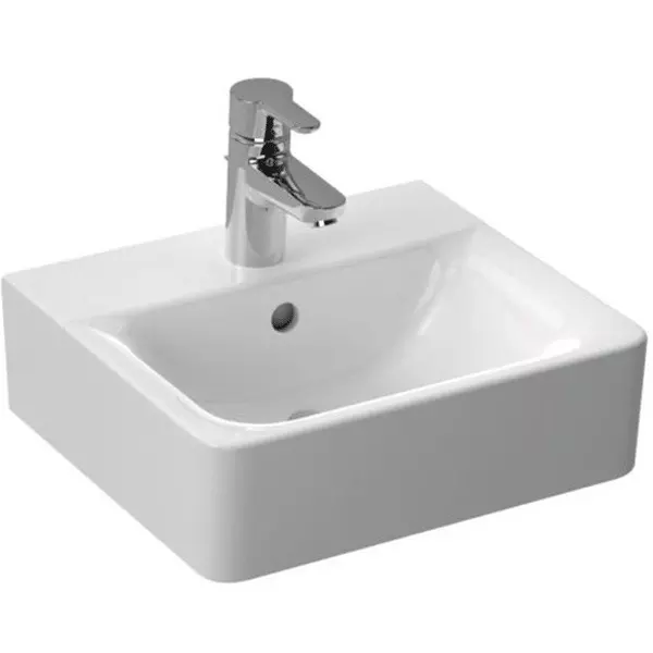 

Раковина «Ideal Standard» Connect Cube 40/36 E803301 фарфоровая белая