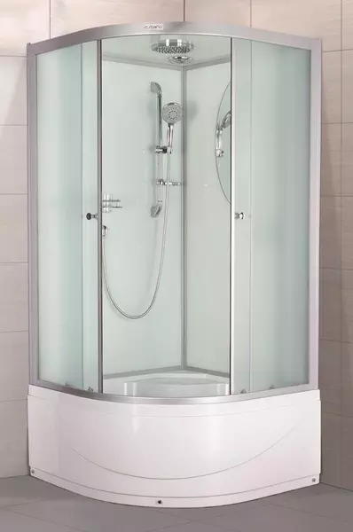 

Душевая кабина «Esbano» EST-110CRB 110/110 высокий поддон матовая/белая