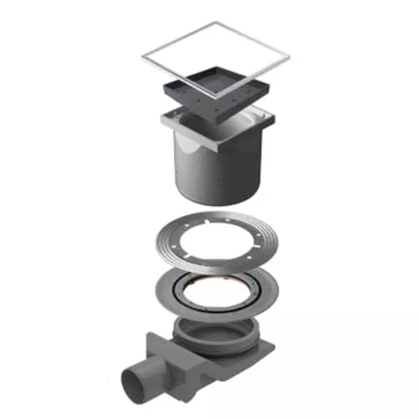 

Трап для душа «Pestan» Confluo Standard 4 Ceramic 13000088 боковой выпуск под плитку/хром