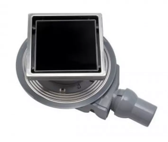 

Трап для душа «Pestan» Confluo Standard 4 13000092 боковой выпуск Black Glass/хром