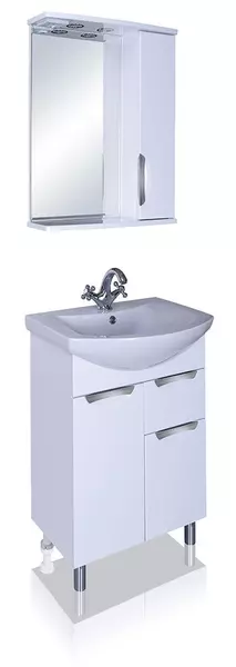 Мебель для ванной «ASB-Mebel» Мессина 60 белая