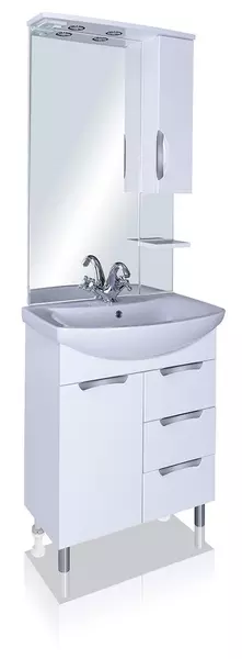 Мебель для ванной «ASB-Mebel» Мессина 70 белая