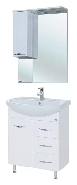 

Мебель для ванной «Bellezza» Стелла 65 Н с 3 ящиками белая