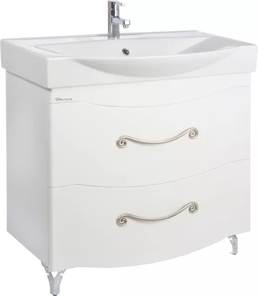 

Тумба с раковиной «Bellezza» Сесилия 85 (Элвис 85) белая