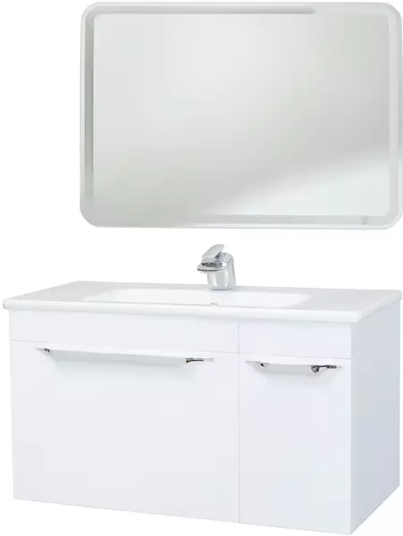 

Мебель для ванной подвесная «Bellezza» Альдо 80 белая