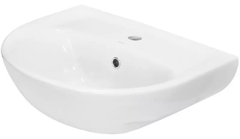 

Раковина «Sanita» Эталон 55/44 WB.PD/Etalon/55-C/WHT.G/S1 фарфоровая белая