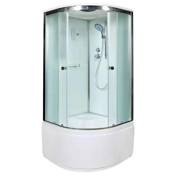 

Душевая кабина «Deto» D-80S 80/80 высокий поддон с электрикой