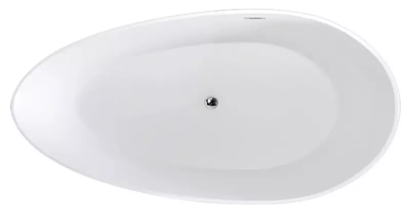 Ванна акриловая «Black & White» SB106 180/90 с сифоном белая