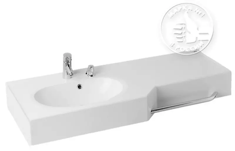 

Раковина «Aquaton» Отель 127 литьевой мрамор белая левая